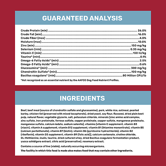 4health Shreds Adult Beef and Rice Formula Dry Dog Food 5lbs - Image 6