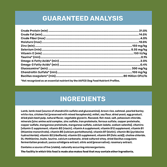 4health Shreds Adult Lamb and Rice Formula Dry Dog Food 18lbs - Image 6