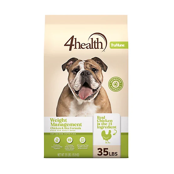 4health with Wholesome Grains Adult Weight Management Chicken/Rice Formula Dry Dog Food - Image 3