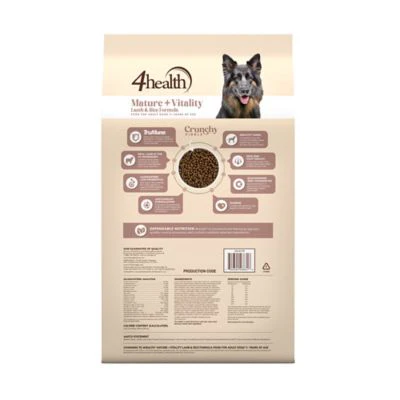 4health with Wholesome Grains Mature Adult And Vitality Lamb Recipe Dry Dog Food - Image 10