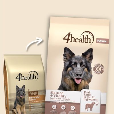 4health with Wholesome Grains Mature Adult And Vitality Lamb Recipe Dry Dog Food - Image 9