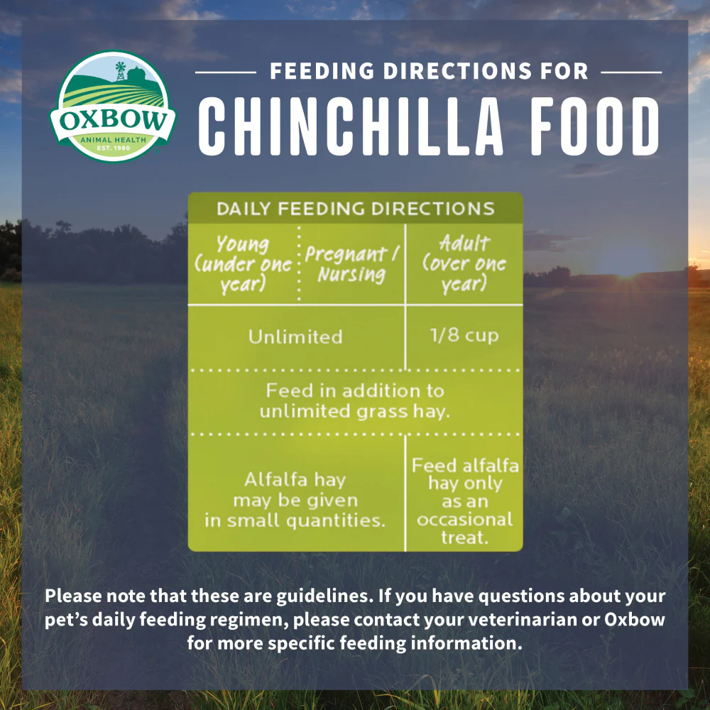Oxbow Animal Health Essentials Chinchilla Food All Natural Chinchilla Food - Image 5