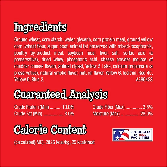 Purina Twistables Beef and Cheese Flavor Treats for Dogs, 26 oz. Pouch - Image 4