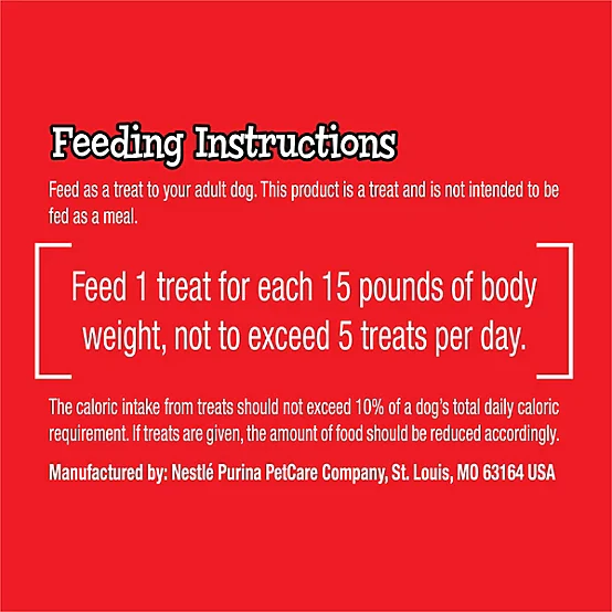 Purina Twistables Beef and Cheese Flavor Treats for Dogs, 26 oz. Pouch - Image 5
