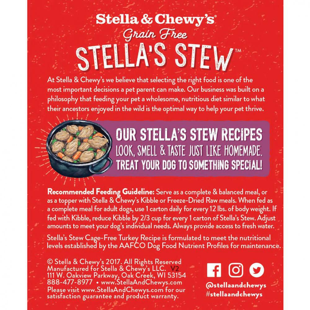 Stella & Chewy's Stella's Stew Cage Free Turkey Recipe Food Topper for Dogs - Image 3