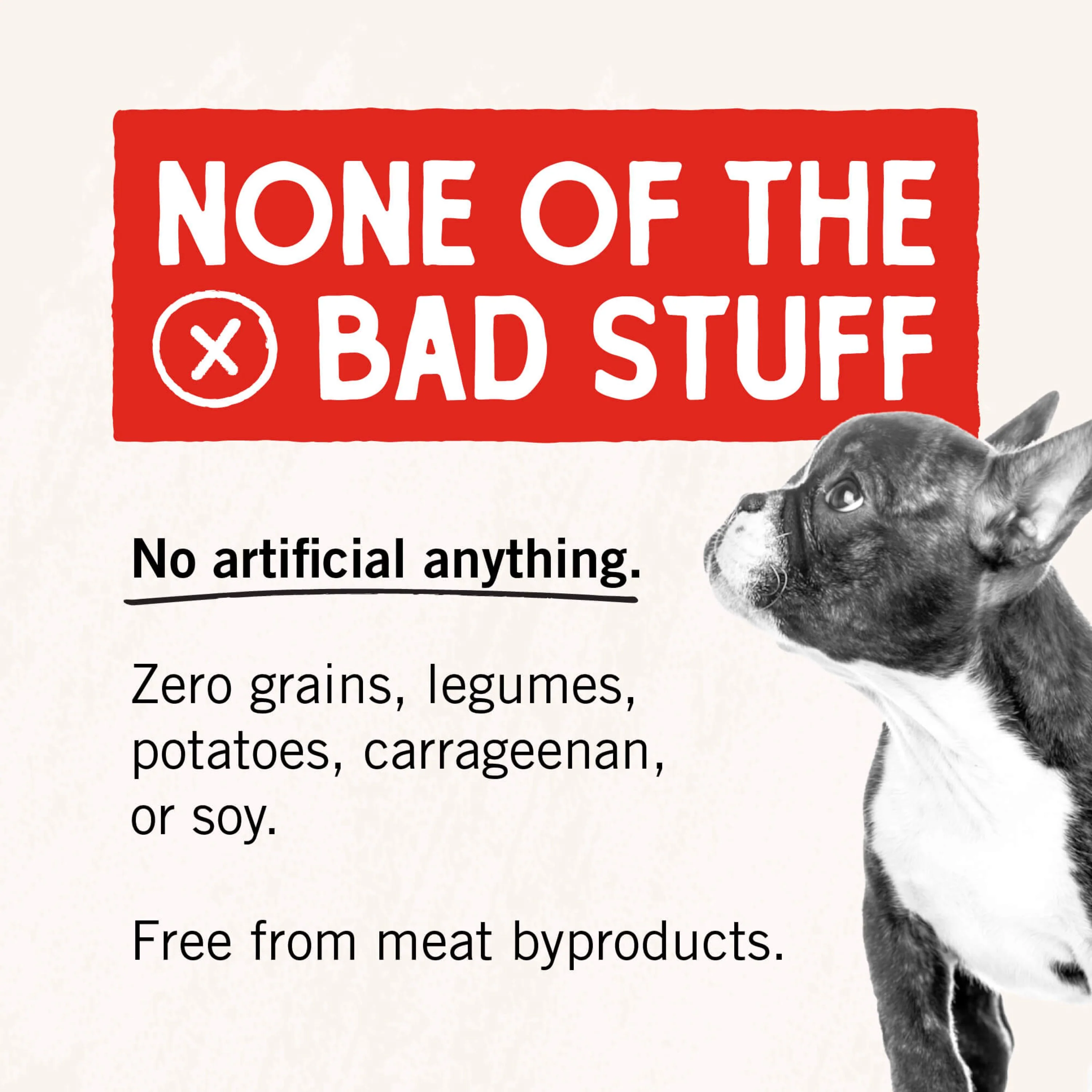 Stella's Shredrs Grass Fed & Cage Free Beef & Chicken Recipe in Broth for Dogs - 2.8 oz. Pouch - Image 4