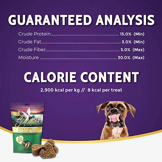 Zignature Soft Moist Dog Treats Duck Formula Dog Treats, 4 oz. - Image 6