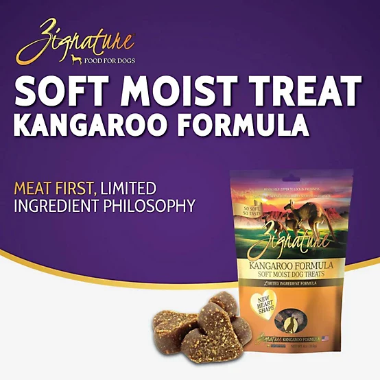 Zignature Soft Moist Dog Treats Kangaroo Formula Dog Treats, 4 oz. - Image 3
